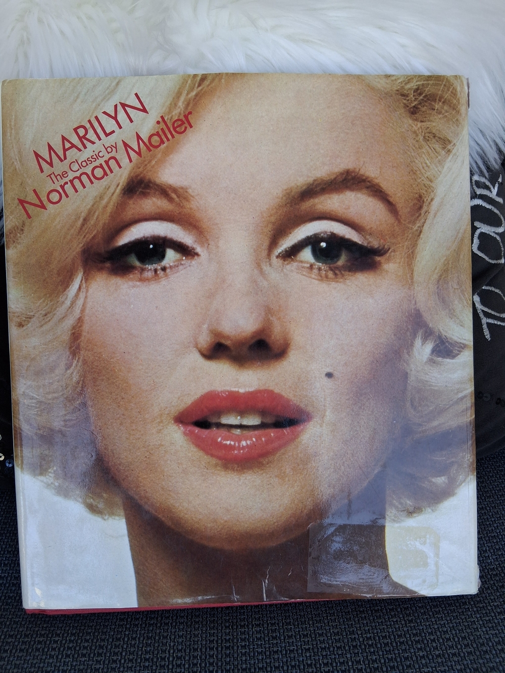 Marilyn: The Classic by Norman Mailer Hardcover Coffee Table Book - Blonde, Pink